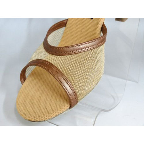 ケント ラテンシューズ 　キャロンAX・オーク（牛革/チュール）