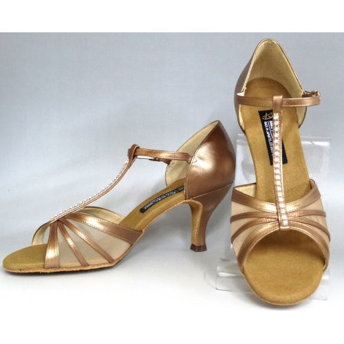 ケント ラテン　ダンスシューズ 　キャロンBTC オークパール