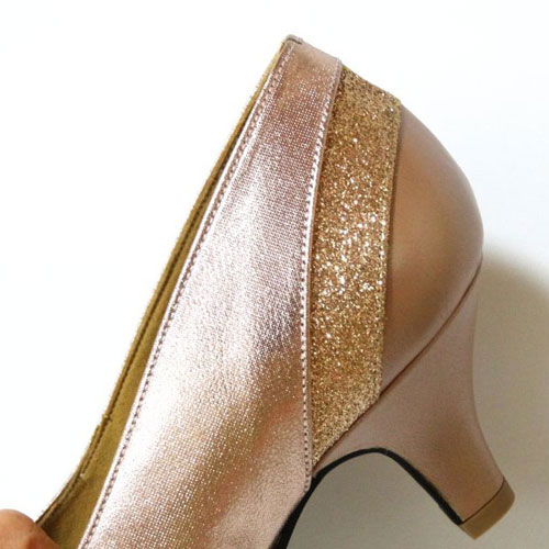 セキネ　スタンダードシューズ　ベージュコンビ　オーダー品　N575