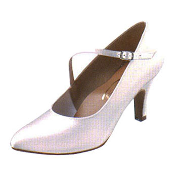 セキネ　サテンスタンダードシューズ　3E幅　7cmスリムヒールSSB300