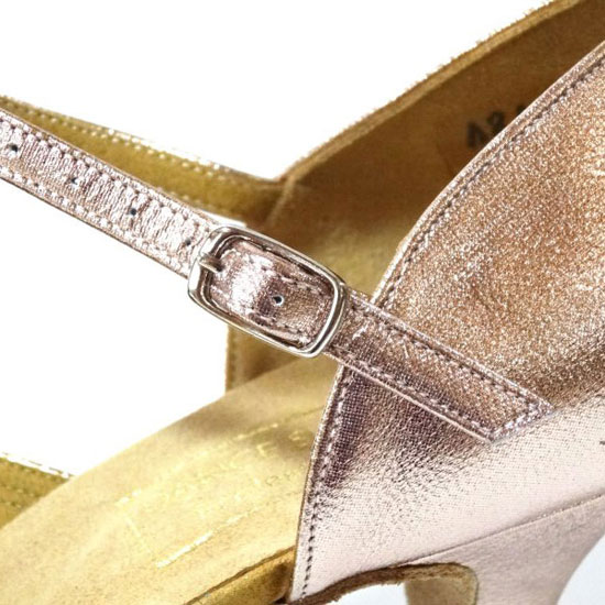 セキネ ラテンベース　パーティーシューズ　ベージュラメCR216F