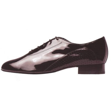 スーパ　男性用上級者向けスタンダードシューズ　ブラックエナメル　競技モデル　5200W