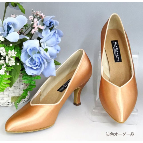 ケント　スタンダード　ダンスシューズ　ポイント V サテン