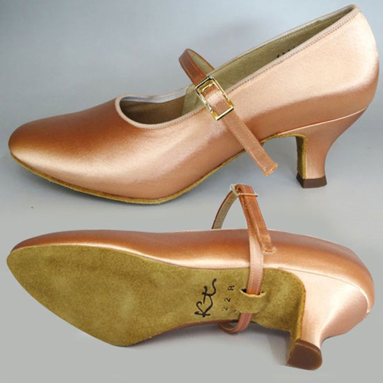 ケント　スタンダード　ダンスシューズ　ラウンド　サテン