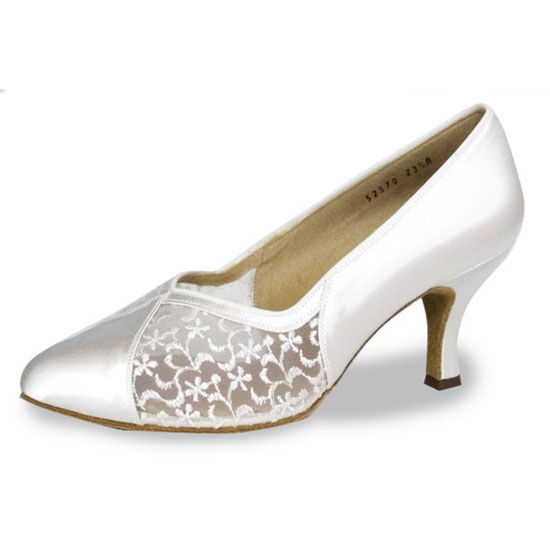 ケント　スタンダード　ダンスシューズ　ローヤル　 レースサテン