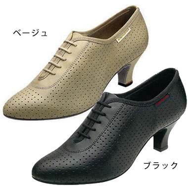 SUPA（スーパ）5.5ｃｍ　ハイヒール　ティーチャーズシューズ　ブラック／ベージュ1025